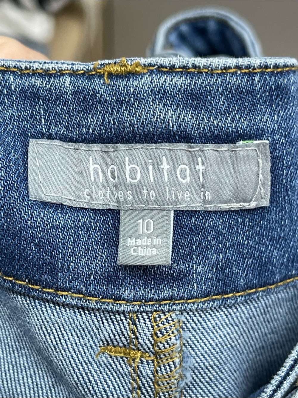 Habitat Wide-Leg Jeans in Light Blue Wash - Picture 3 of 3